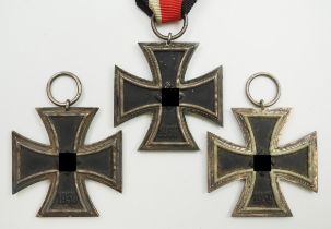 Eisernes Kreuz, 1939, 2. Klasse - 3 Exemplare.