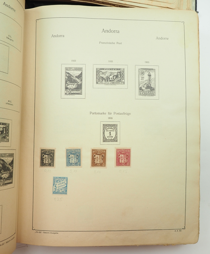 Briefmarken und Ganzsachen Sammlung Deutschland und International - 2 KA BE Alben. - Image 4 of 5