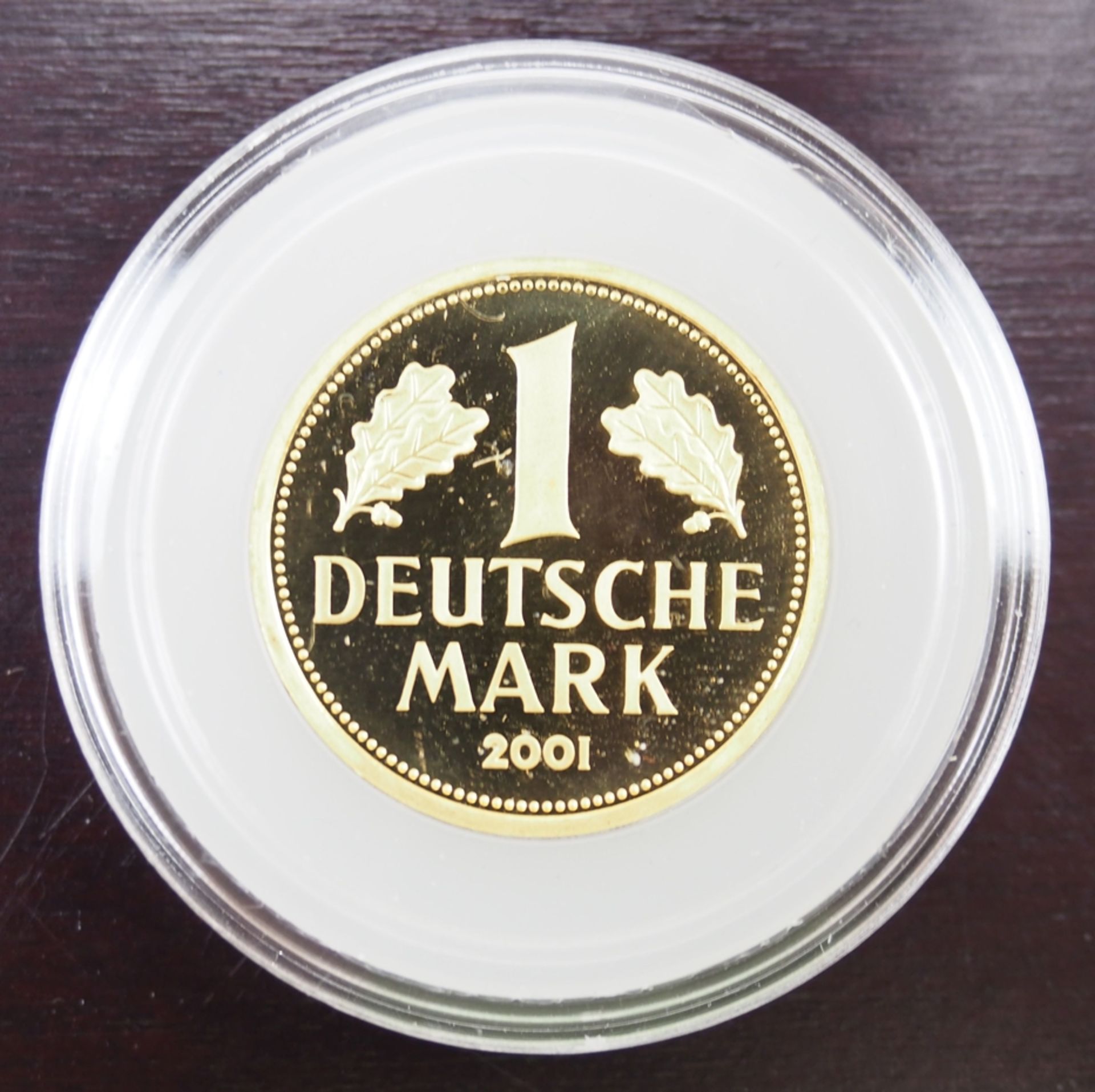 BRD: 1 Deutsche Mark GOLD 2001.