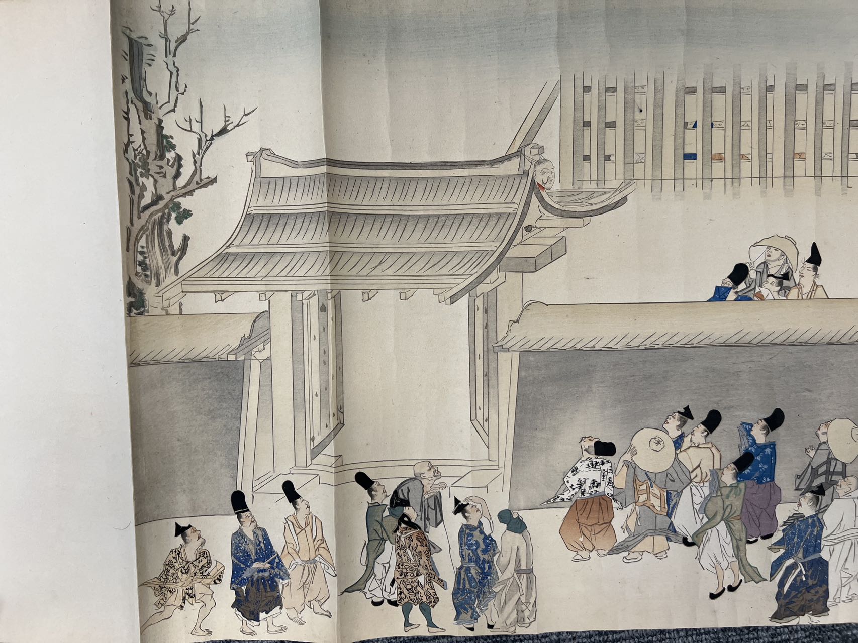 A Print of Heiji Monogatari Emaki, 1919.A long hand scroll of Heiji Monogatari Emaki, printed in - Image 19 of 23