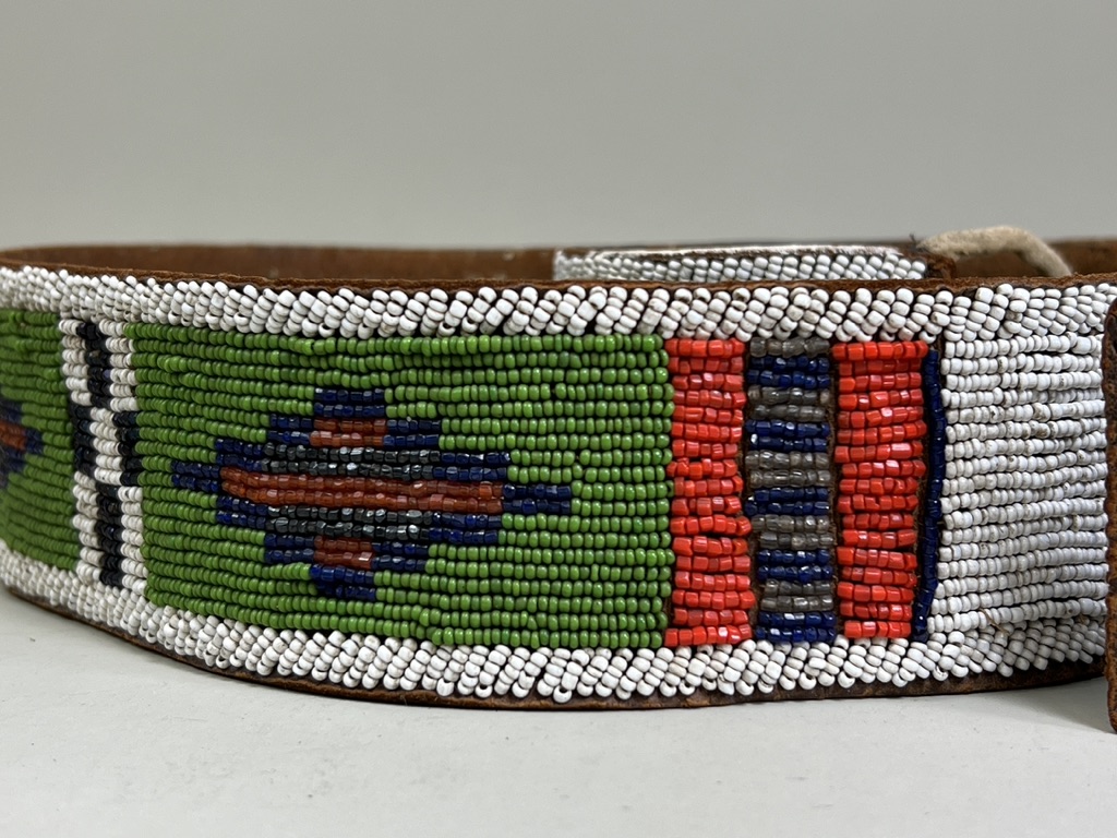 Native American Northern Plains Beaded Horse Harness. USA ca. Early 20th Century.A horse harness - Image 4 of 6