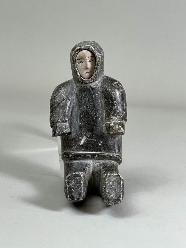 An Inuit Stone Figurine. Artic Canada ca. 1940's - Image 2 of 13