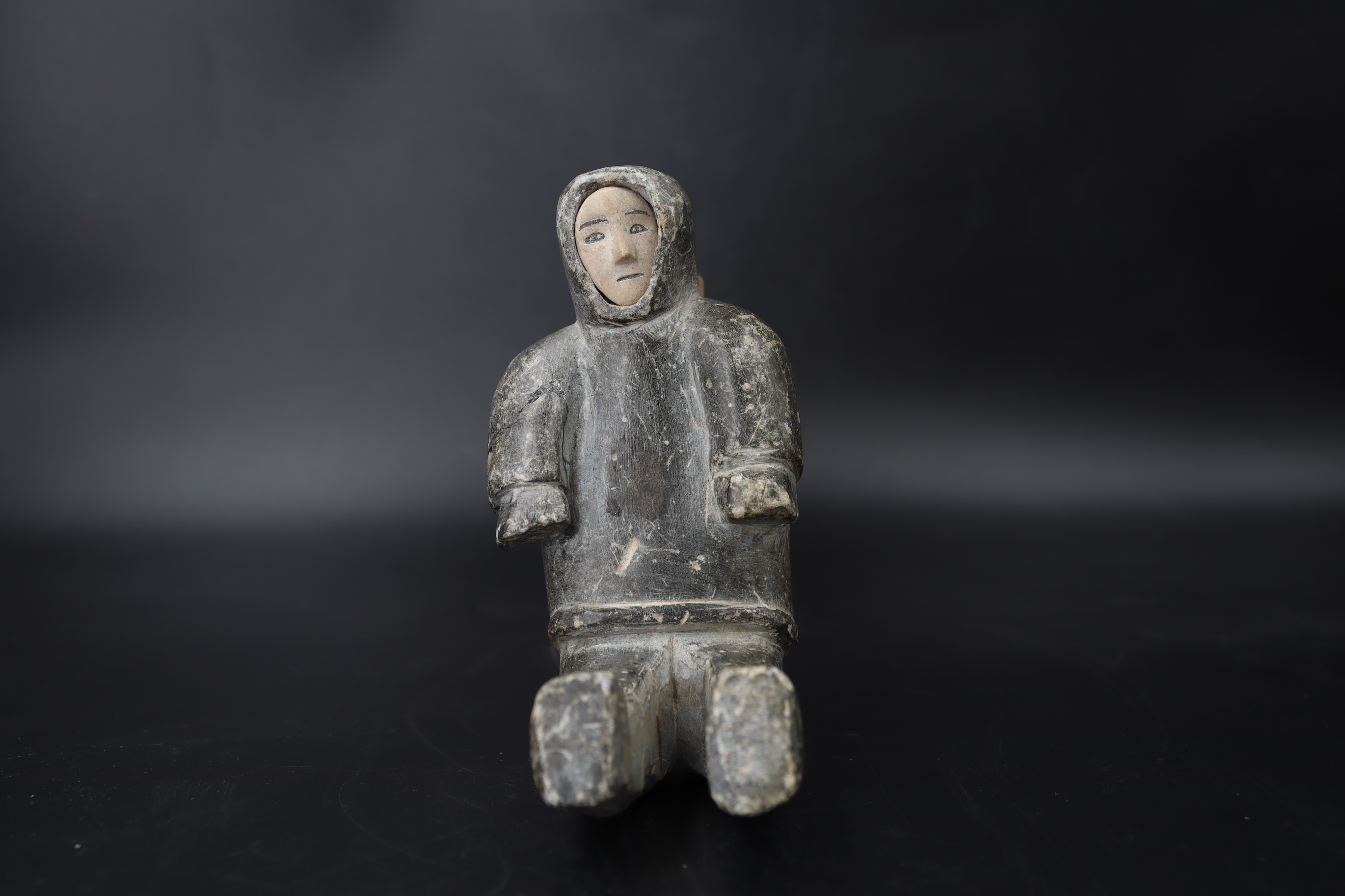 An Inuit Stone Figurine. Artic Canada ca. 1940's - Image 8 of 13