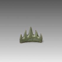 A Celadon Mountain Brushrest, possibly Ming dynastyA Celadon Mountain Brushrest, possibly Ming
