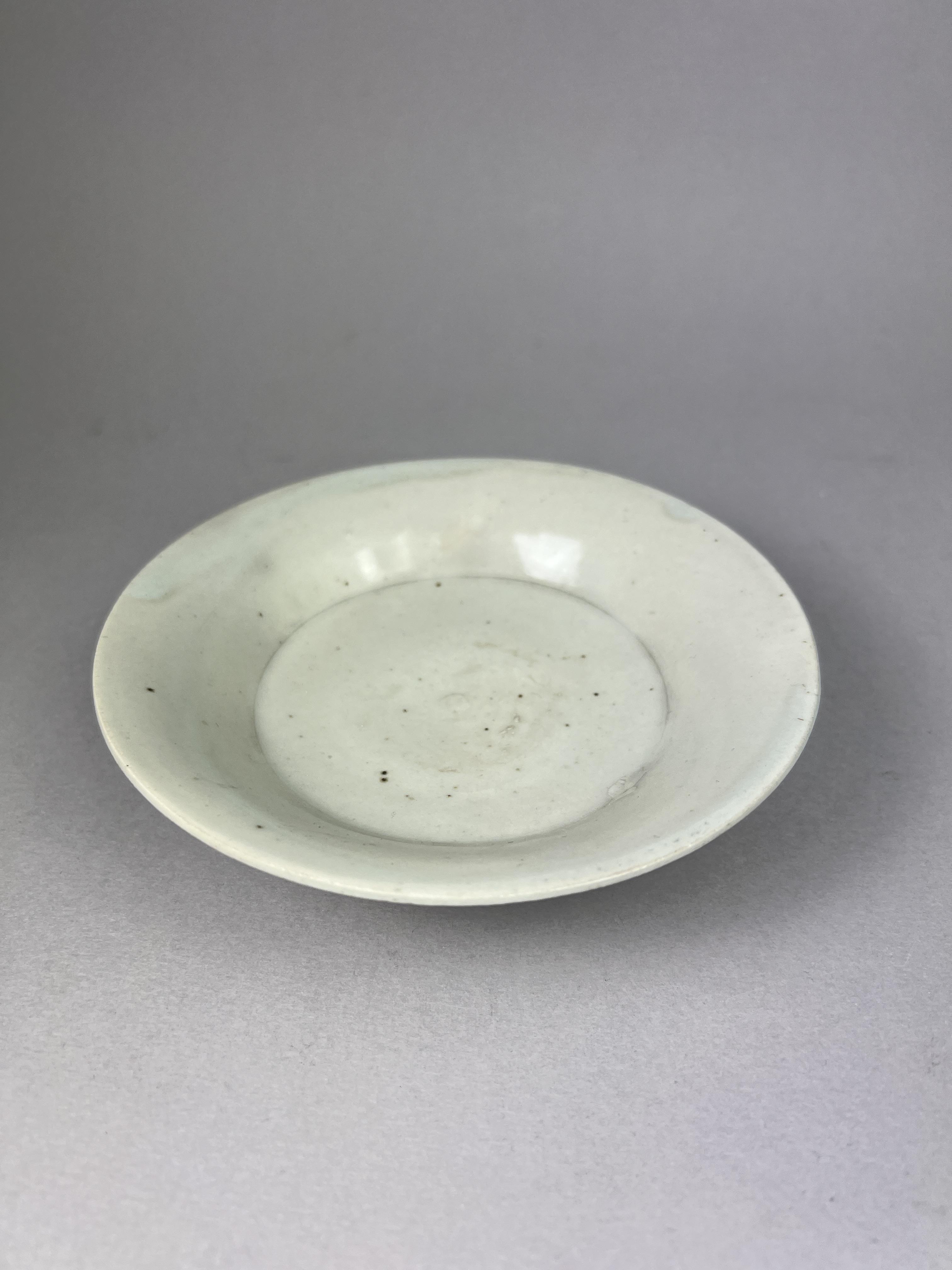 A Celadon Dish, Ming dynasty,and Qingbai Dish, Yuan dynastythe celadon dish with impressed central - Image 7 of 11