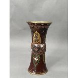 A Japanese Cloisonne Beaker Vase, attributed to Honda Yasaburo (active c.1870s to 1910)the sides