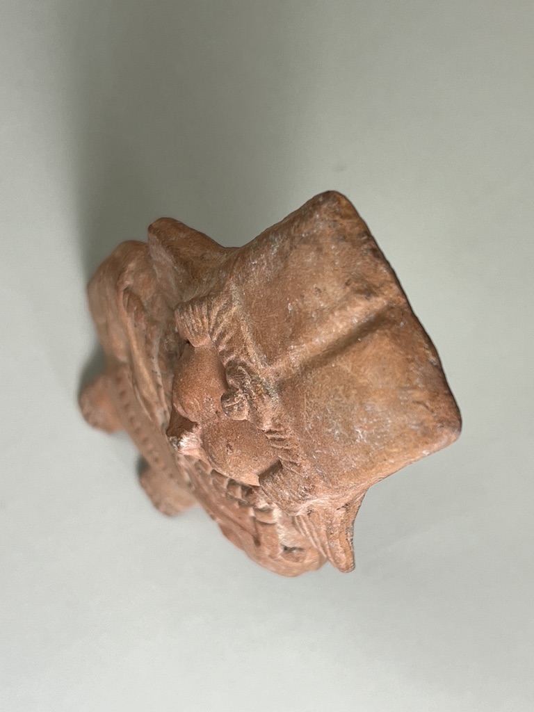 A Mayan Classic Period Priest Figurine. Maya lands. ca. 600-900 AD.The very fine pottery figurine - Image 6 of 13
