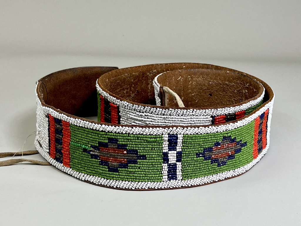 Native American Northern Plains Beaded Horse Harness. USA ca. Early 20th Century.A horse harness - Image 3 of 6