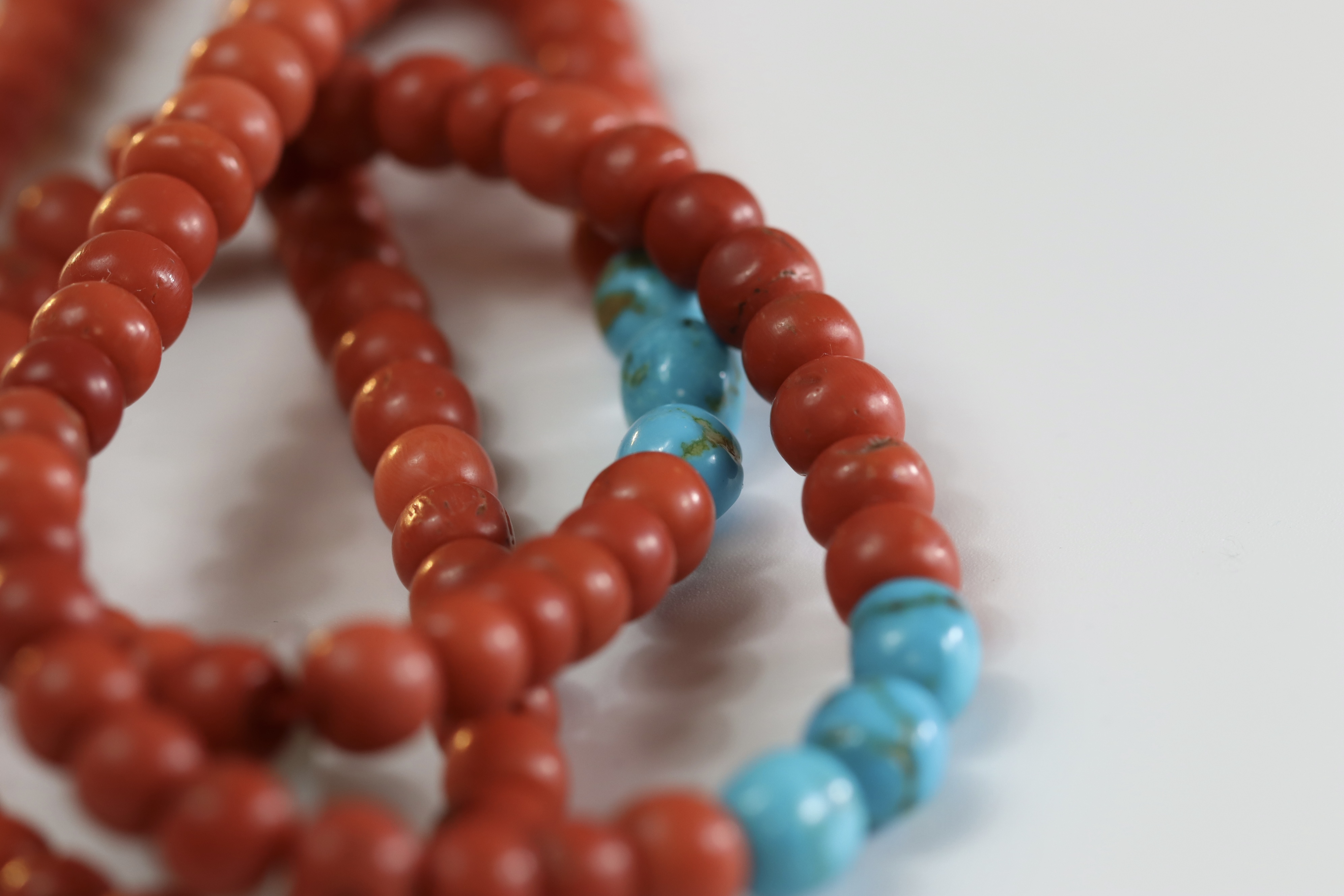 Two Coral Bead Necklaces, 19th century, - Image 14 of 16