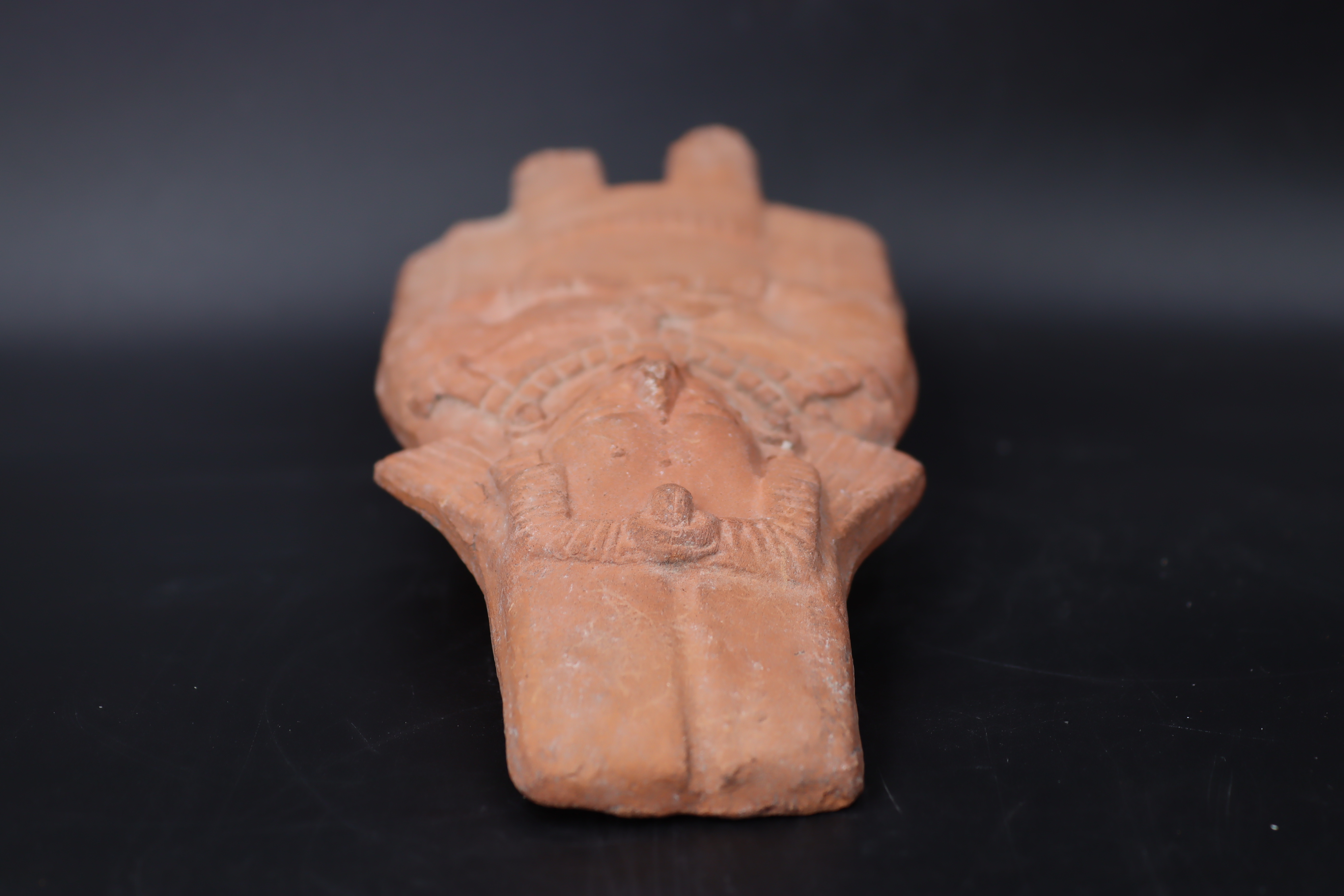 A Mayan Classic Period Priest Figurine. Maya lands. ca. 600-900 AD.The very fine pottery figurine - Image 12 of 13