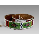 Native American Northern Plains Beaded Horse Harness. USA ca. Early 20th Century.A horse harness