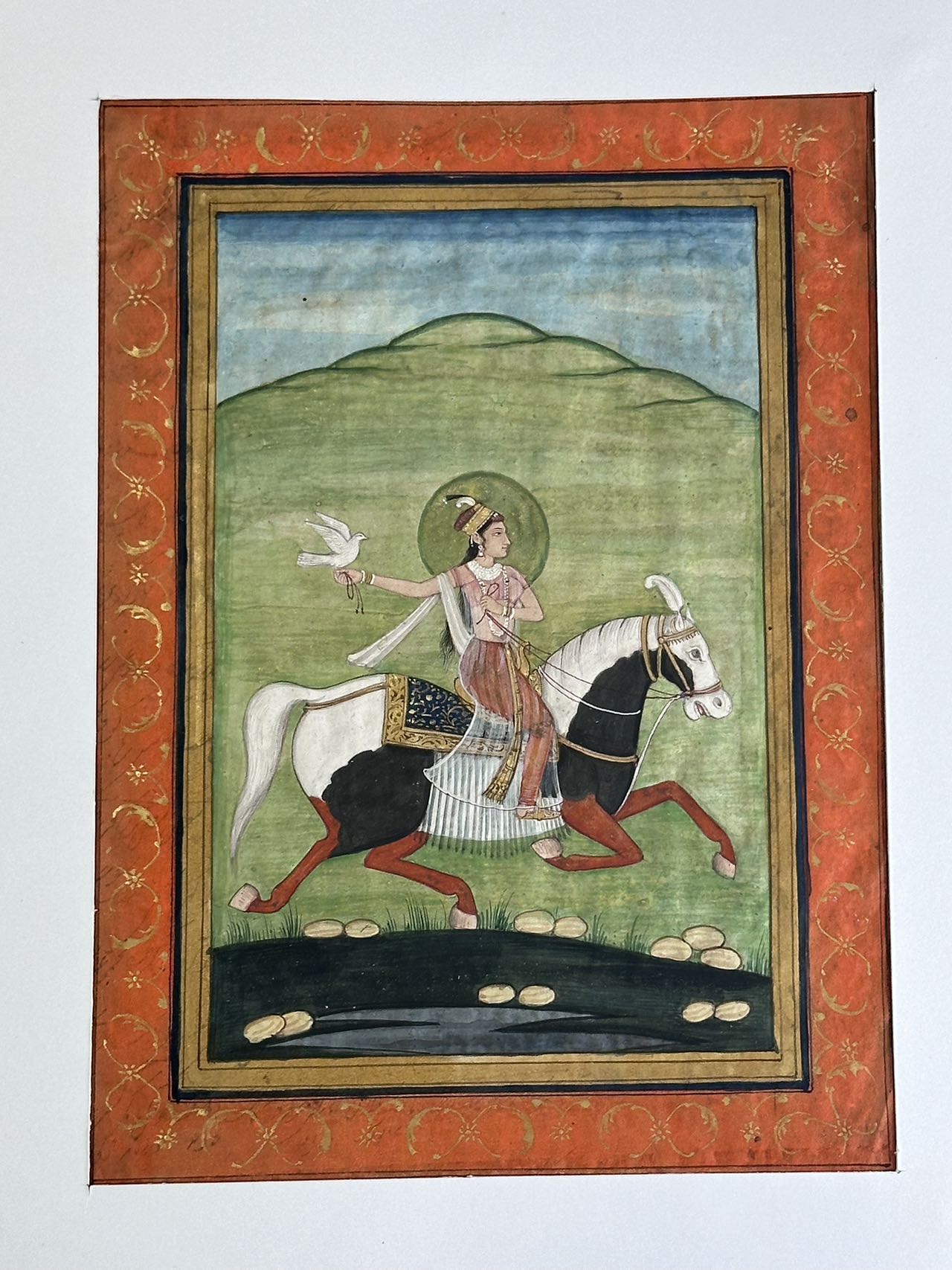 Two Large Indian Miniature Paintings. India. 18th to 19th Century.Both expertly painted, the first - Image 7 of 10