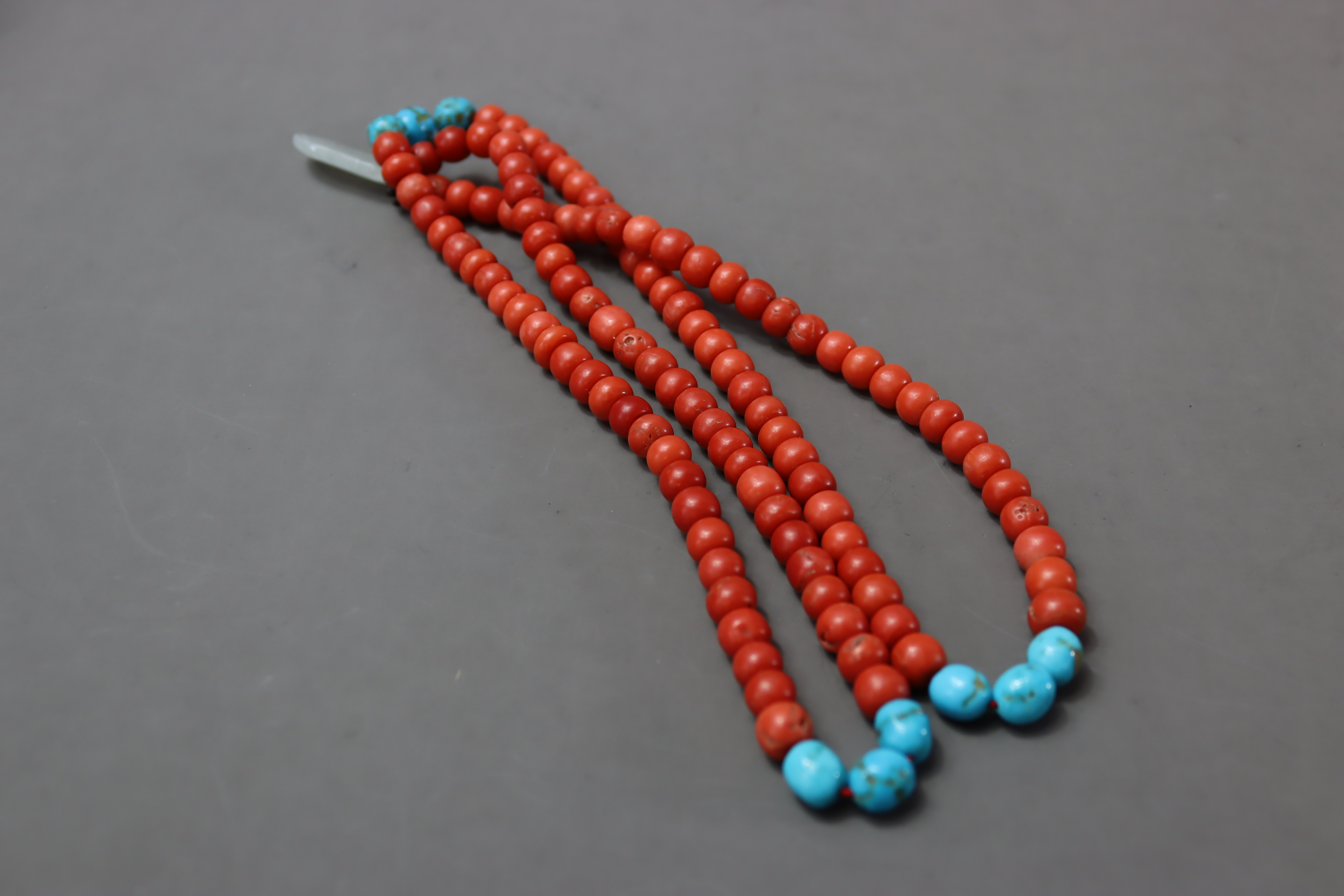 Two Coral Bead Necklaces, 19th century, - Image 12 of 16