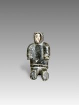 An Inuit Stone Figurine. Artic Canada ca. 1940's