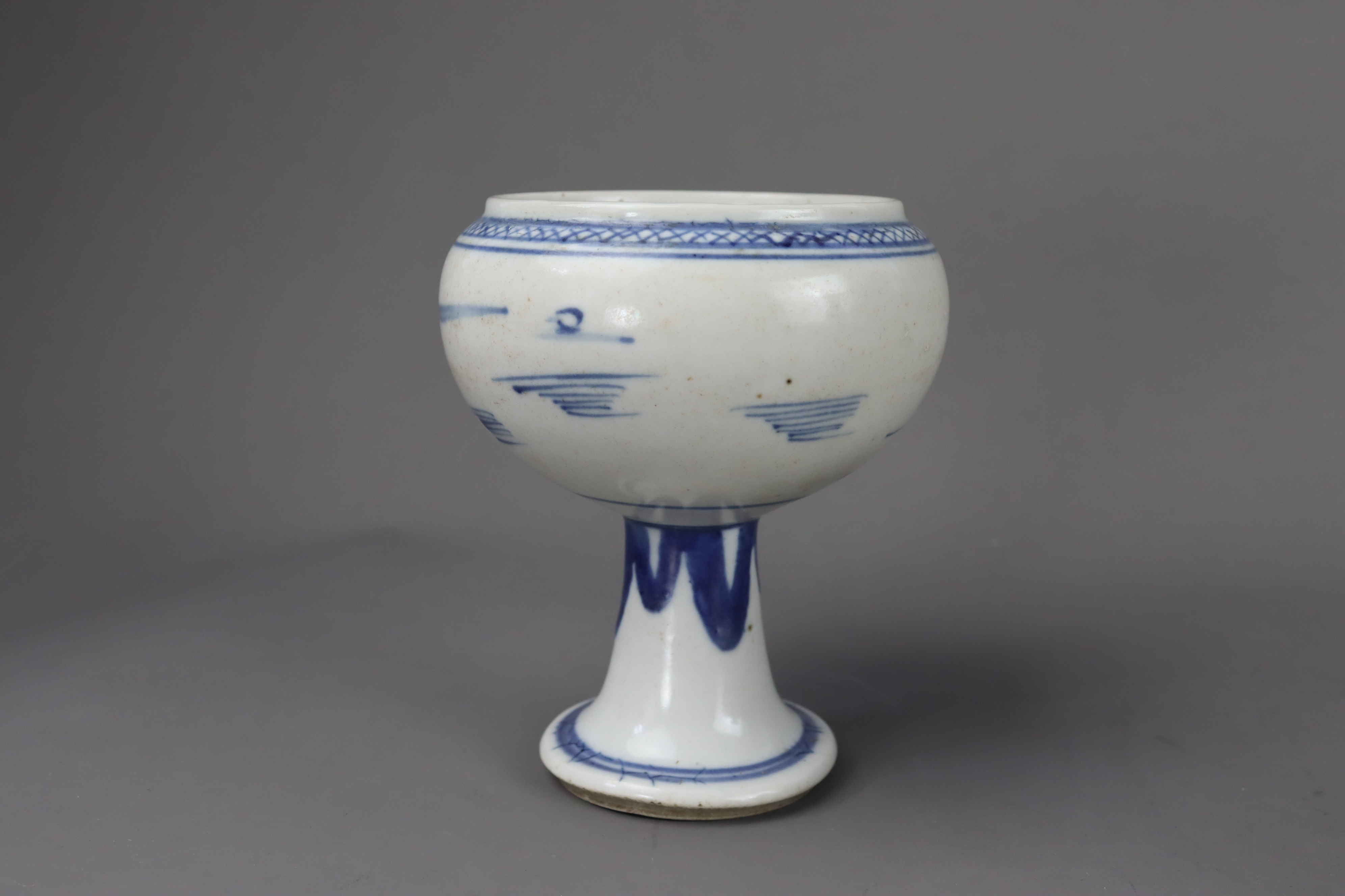 Three Blue and Vessels, Qing dynasty - Image 11 of 13