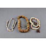 Three Strings of Mala Beads, 18/19th century,,