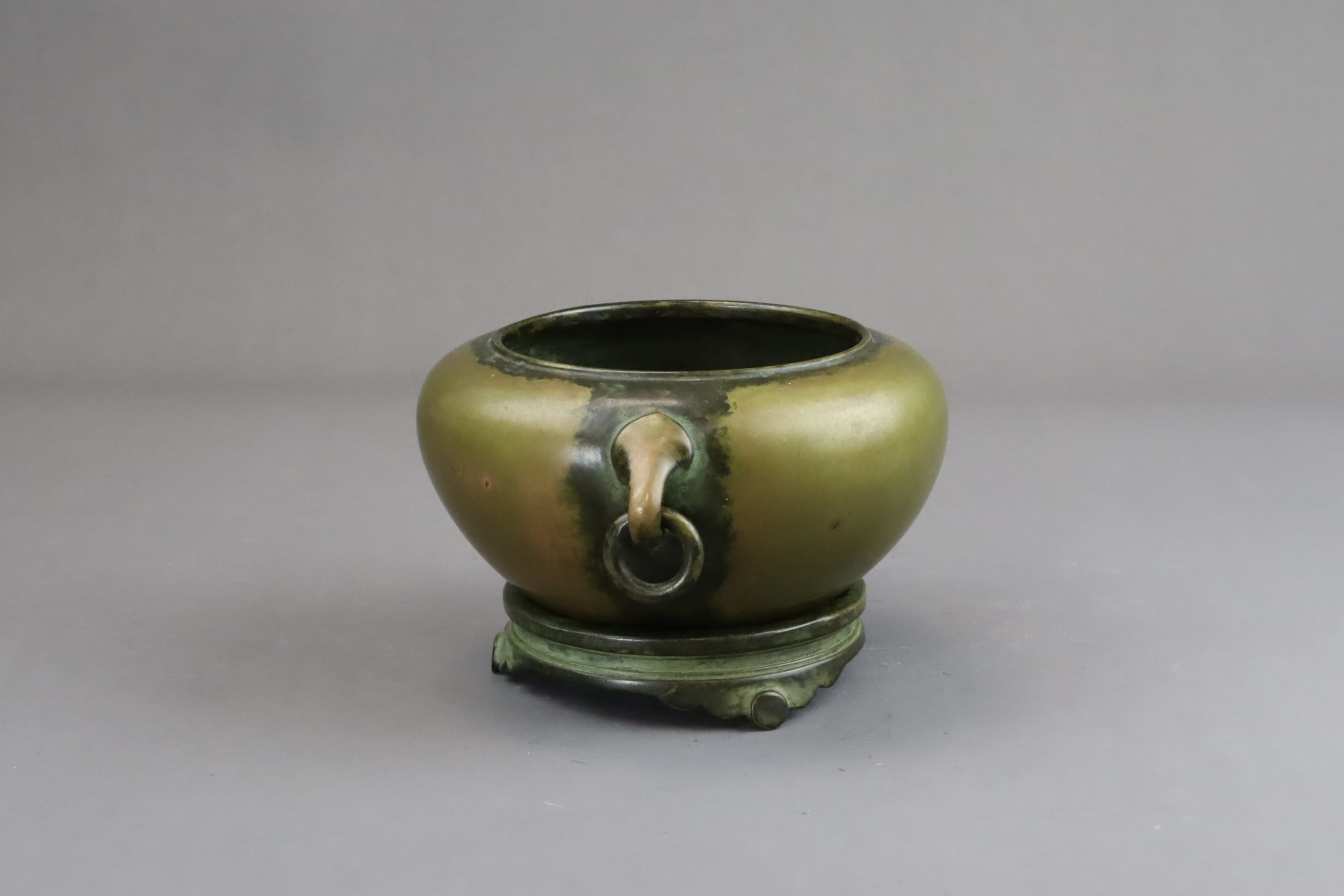 A Bronze Censer and Stand,mid Qing dynasty, - Image 7 of 10