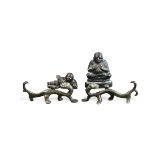Four miniature bronzes, 17th/19th centuries