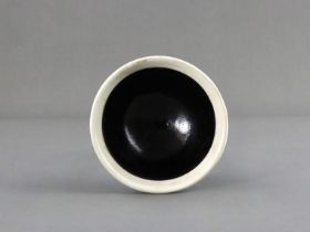 A Fine White-rimmed Black-glazed conical Bowl, Song dynasty