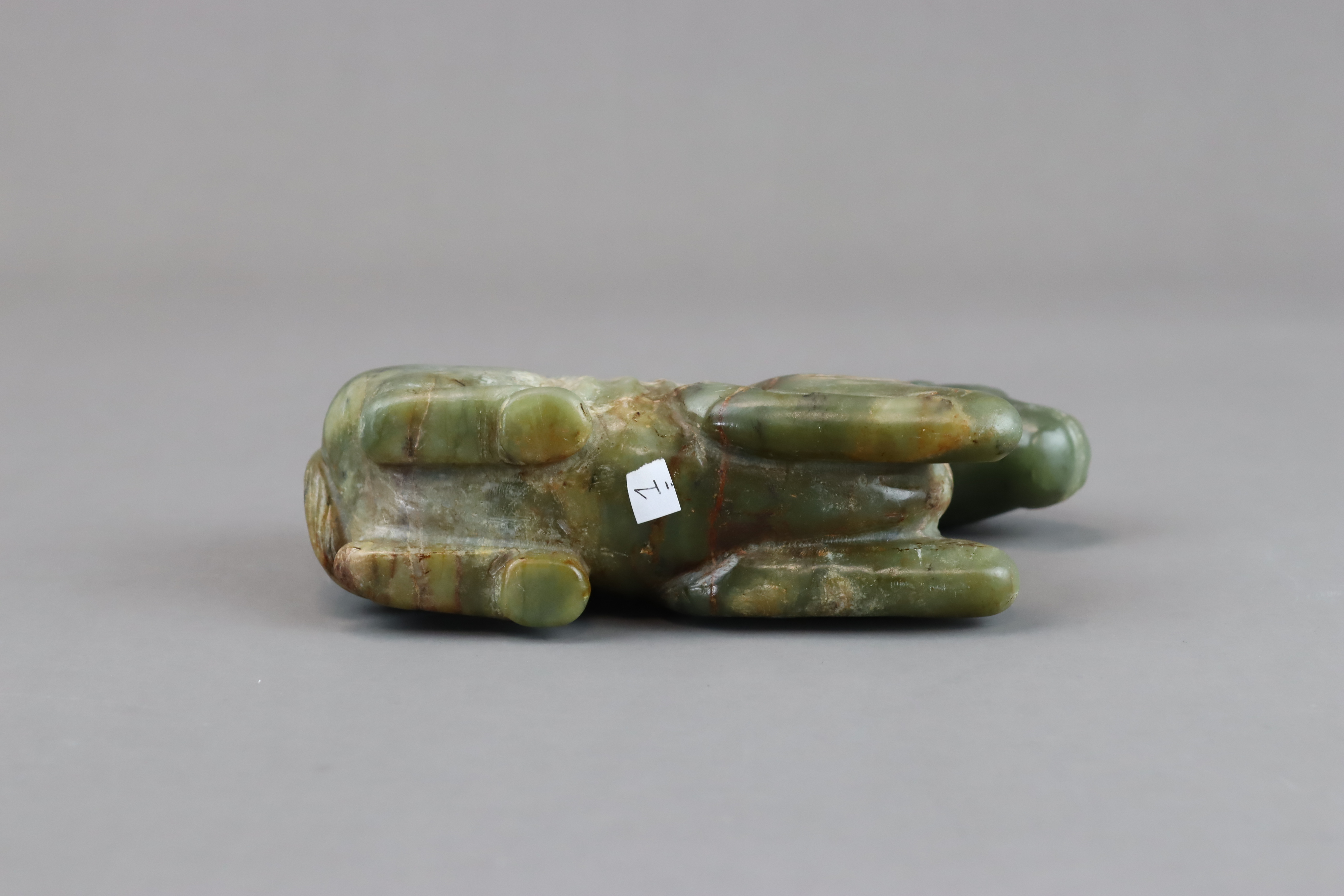 A Seated Jade Horse, Qing dynasty, - Image 2 of 7