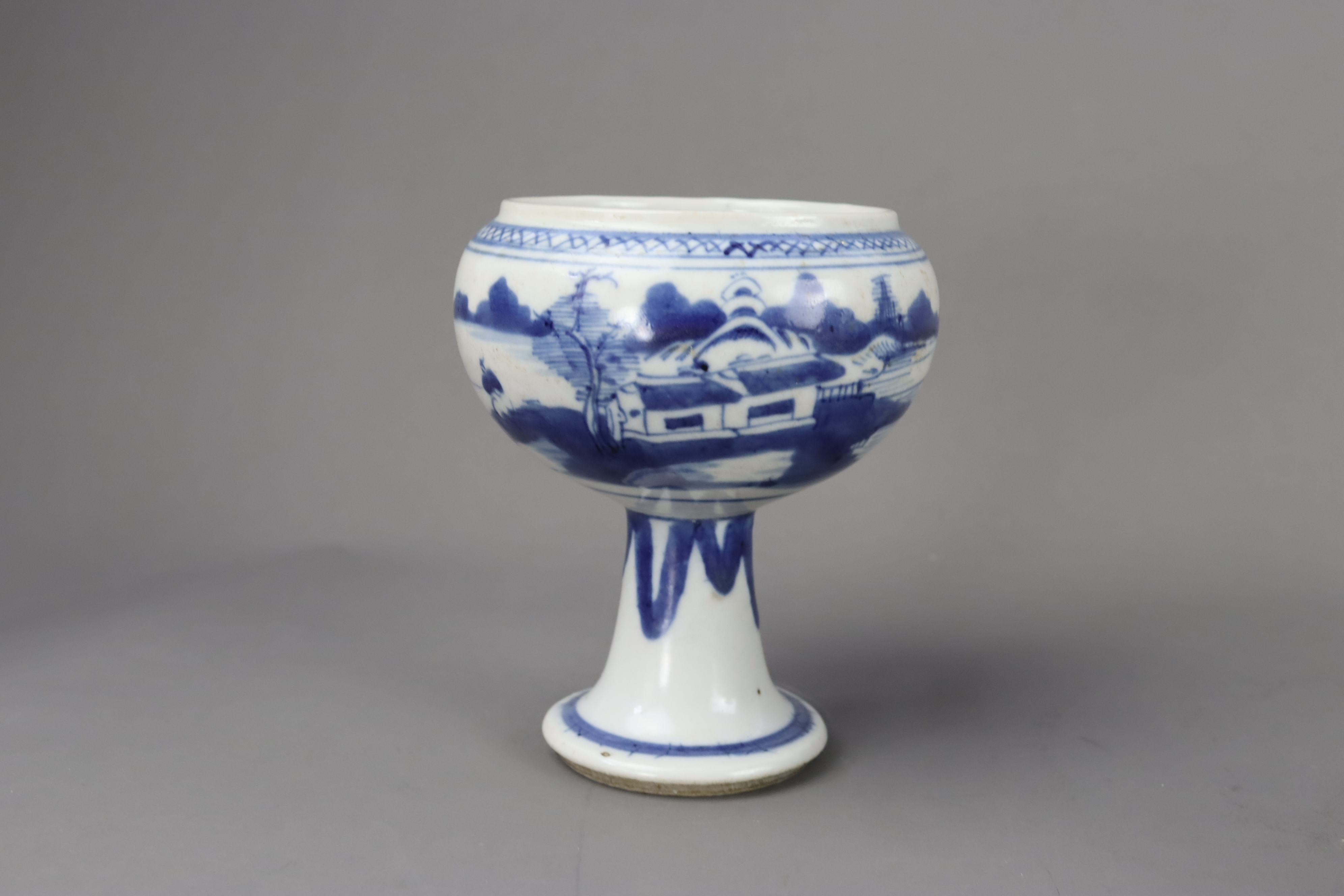 Three Blue and Vessels, Qing dynasty - Image 10 of 13