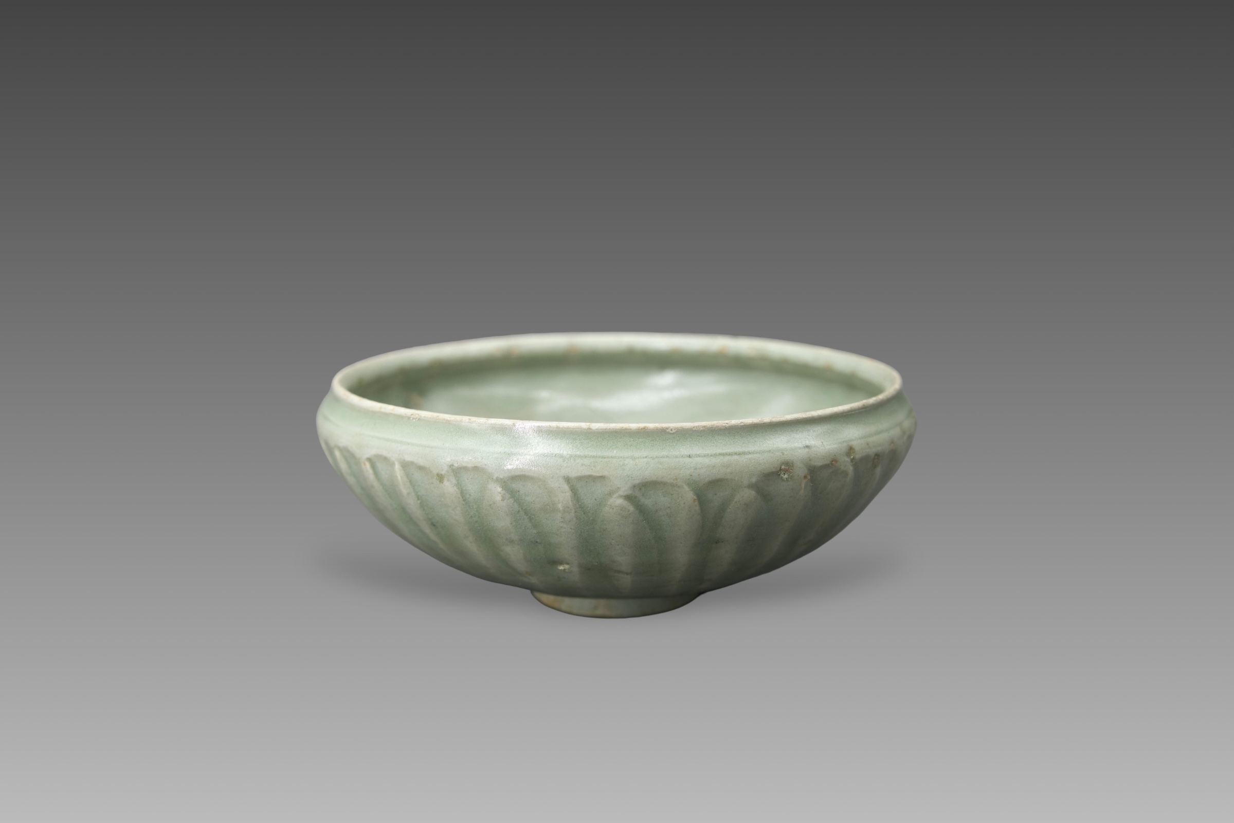 A Longquan Celadon Lotus Bowl, Song dynasty