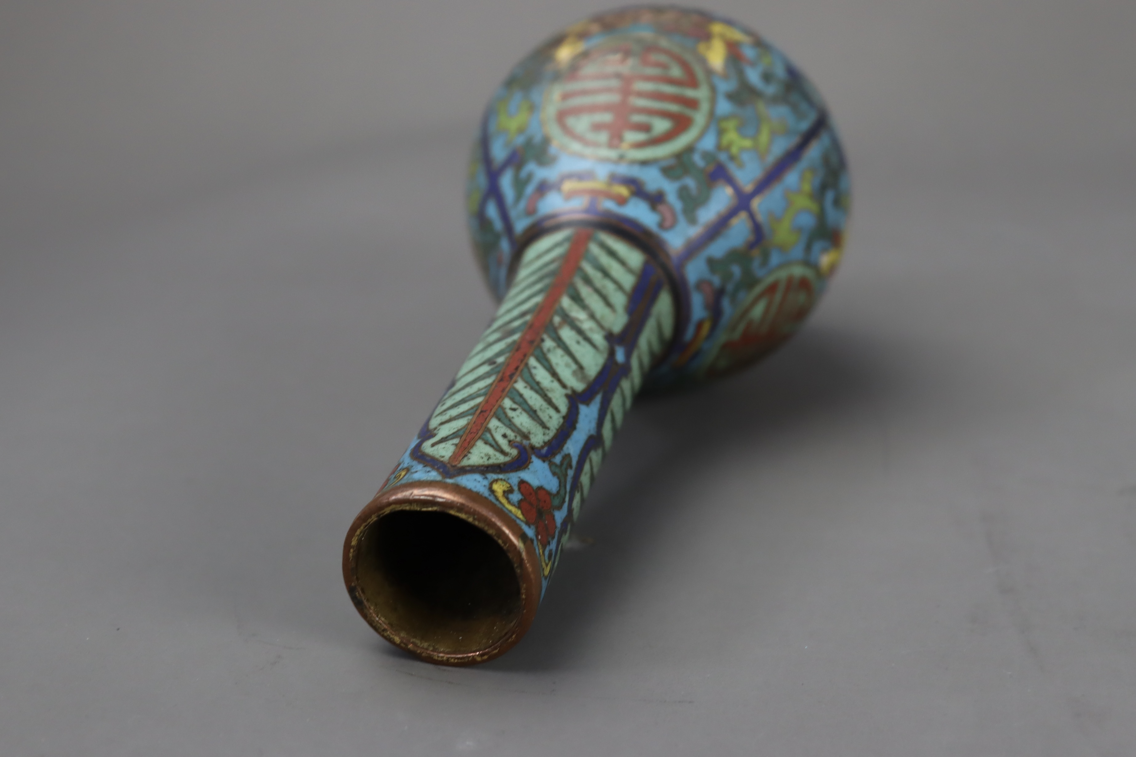 A Cloisonne Bottle Vase, Qianlong, - Image 7 of 7