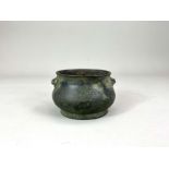 A Good Bronze Censer, mid Qing dynasty