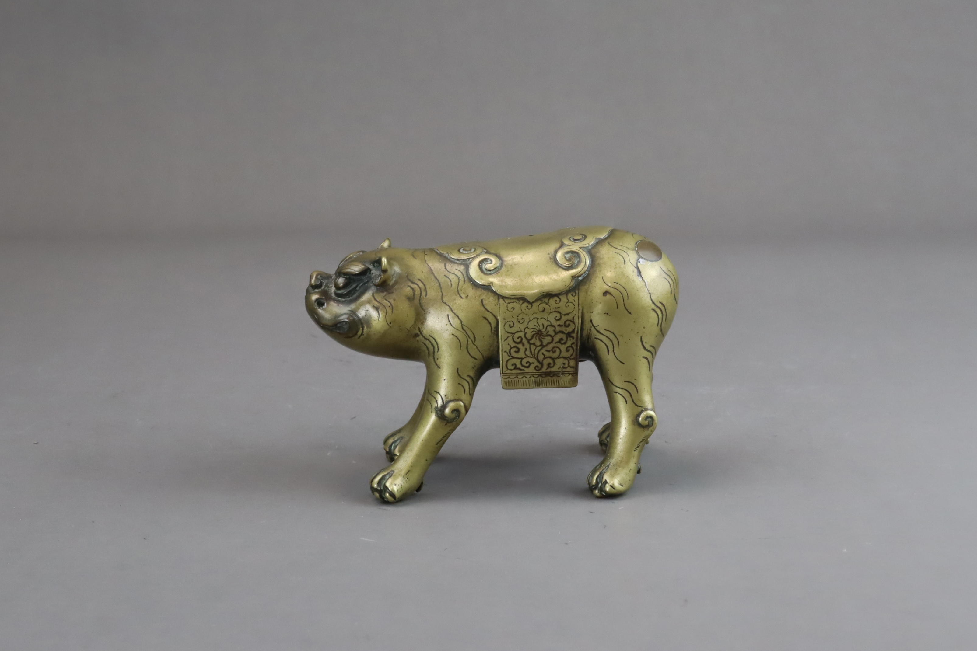 A Bronze Tiger, 17th century, - Image 2 of 8