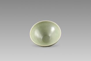 A Yaozhou 'Moon White' Conical Bowl, Five dynasties