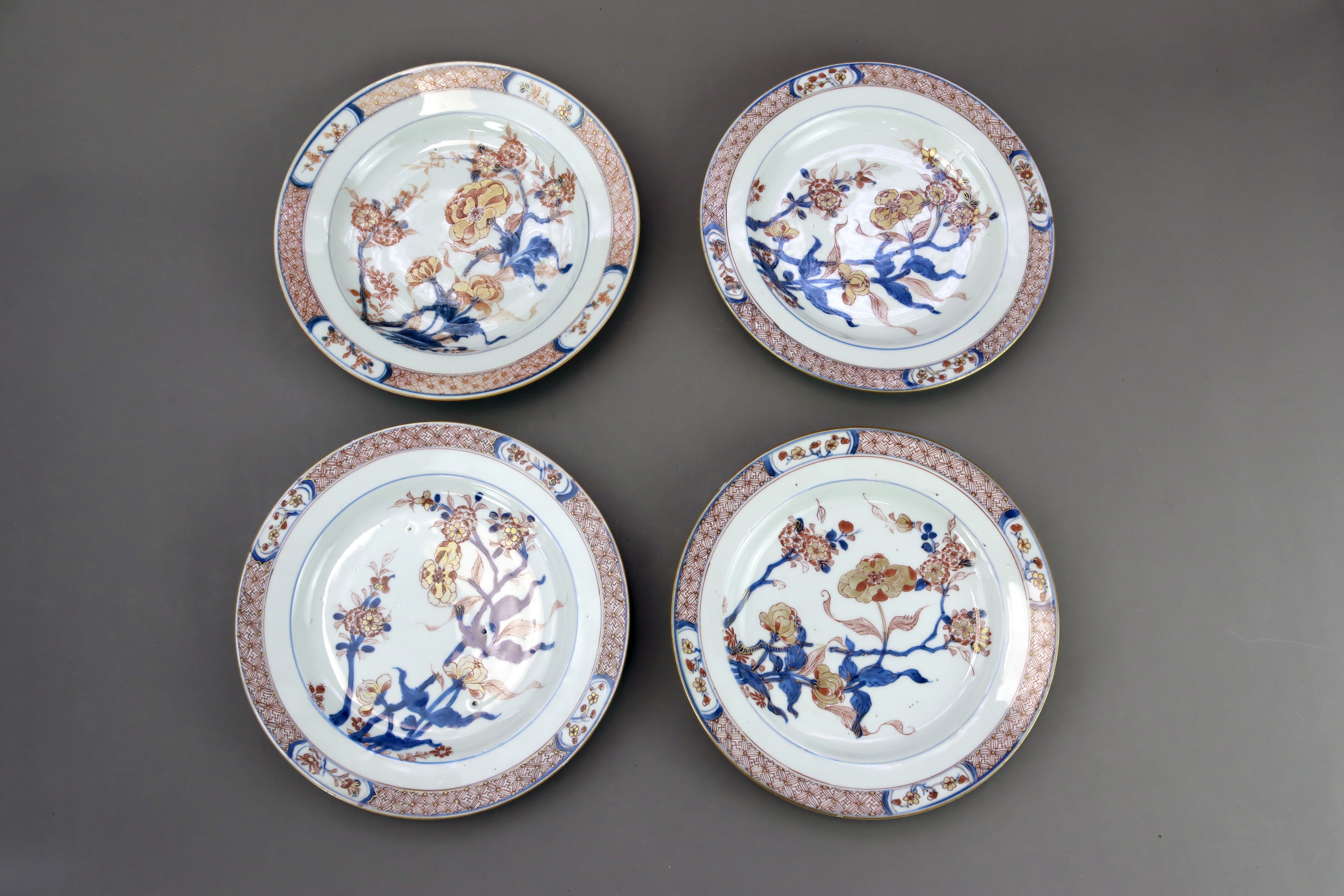 A Set of Thirteen Chinese Imari  Plates, Kangxi - Image 5 of 15