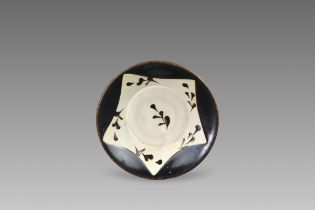 A Yaozhou Brown-glazed Dish, Tang dynasty