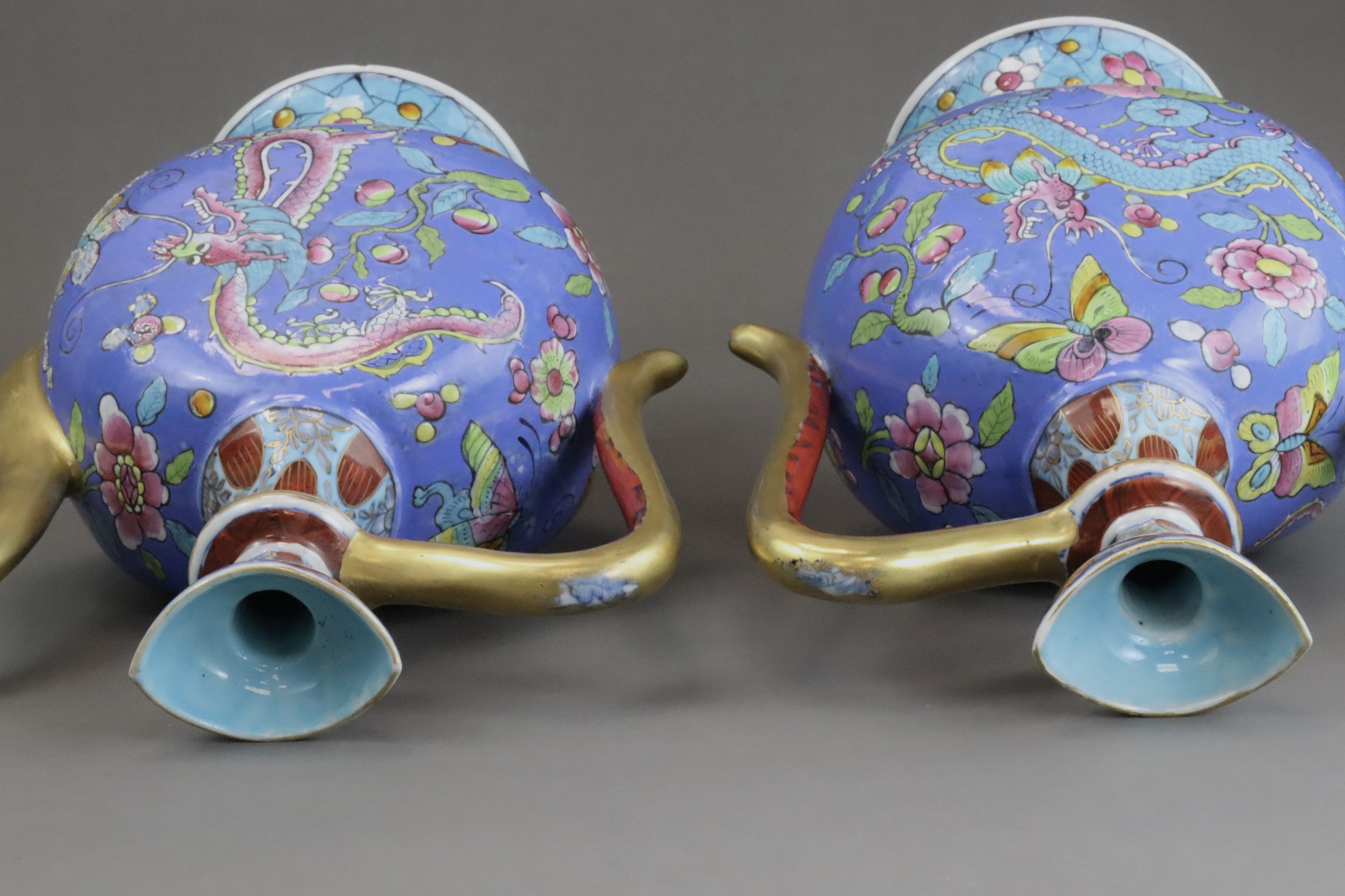 A Rare Pair of  European decorated Ewers , Kangxi - Image 10 of 11