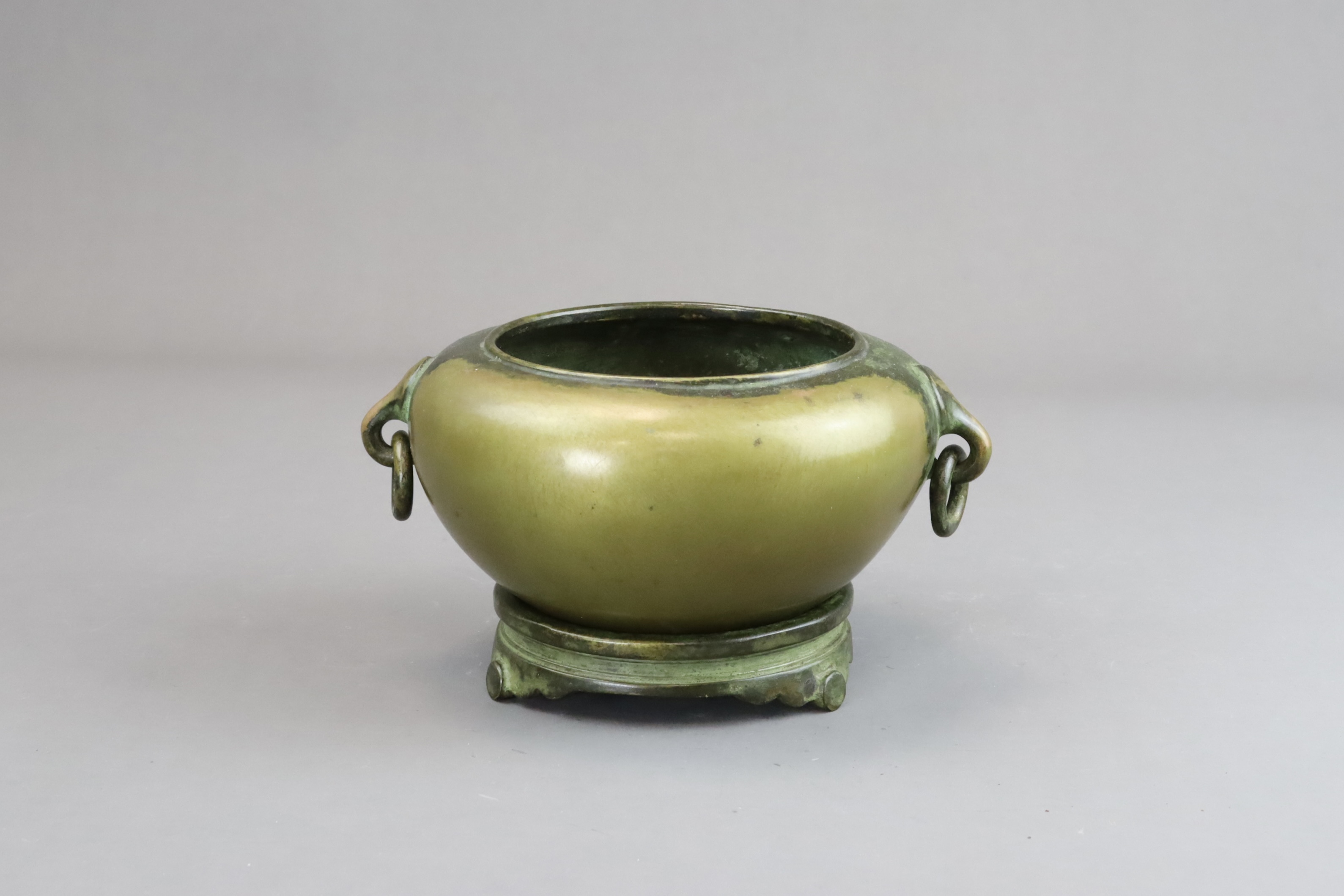 A Bronze Censer and Stand,mid Qing dynasty, - Image 2 of 10