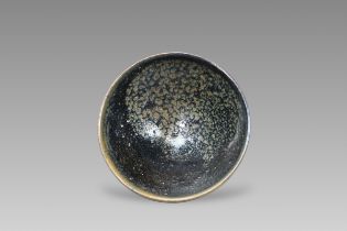 A Cizhou Oil-spot Black-glazed Conical Bowl, Song dynasty
