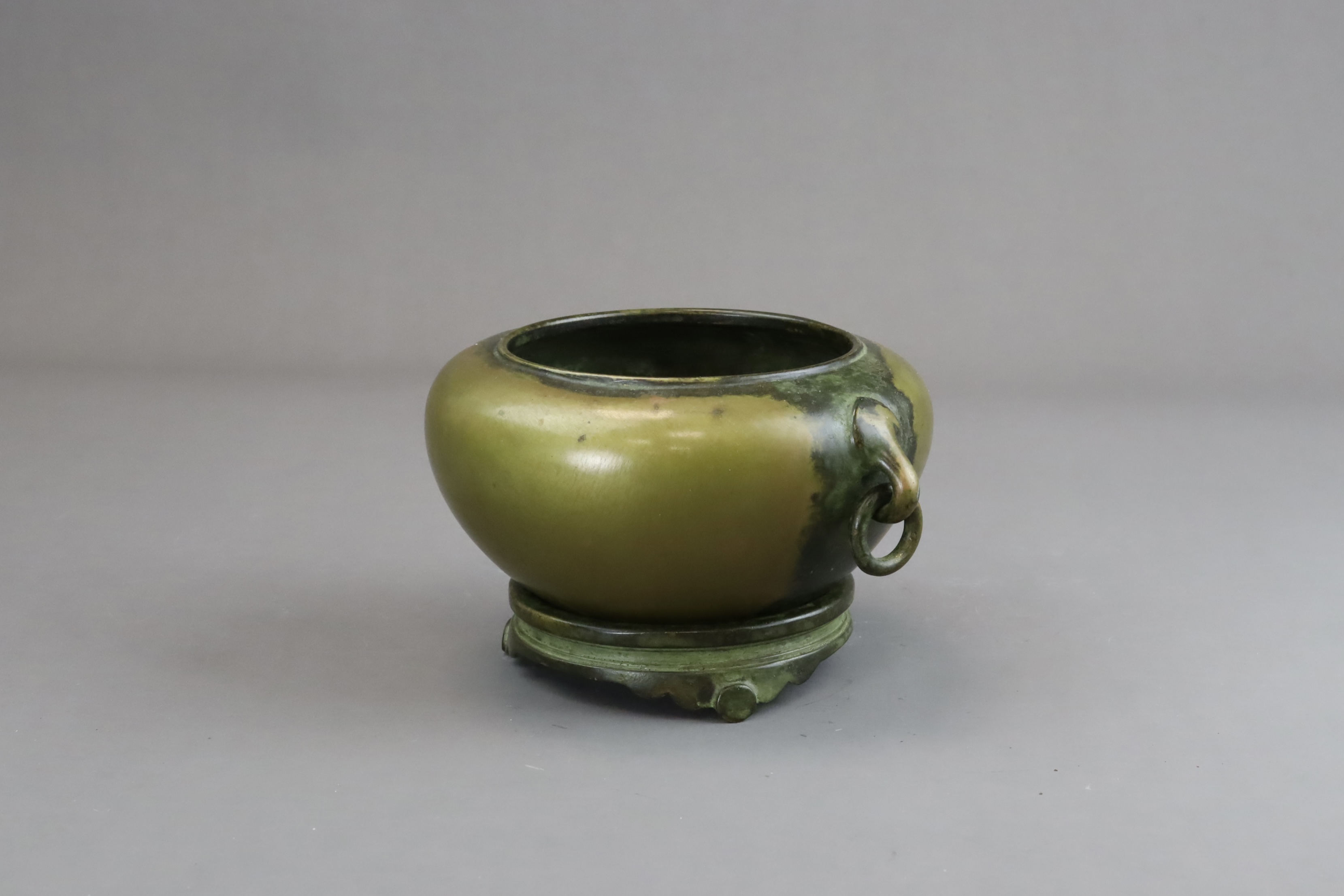 A Bronze Censer and Stand,mid Qing dynasty, - Image 3 of 10