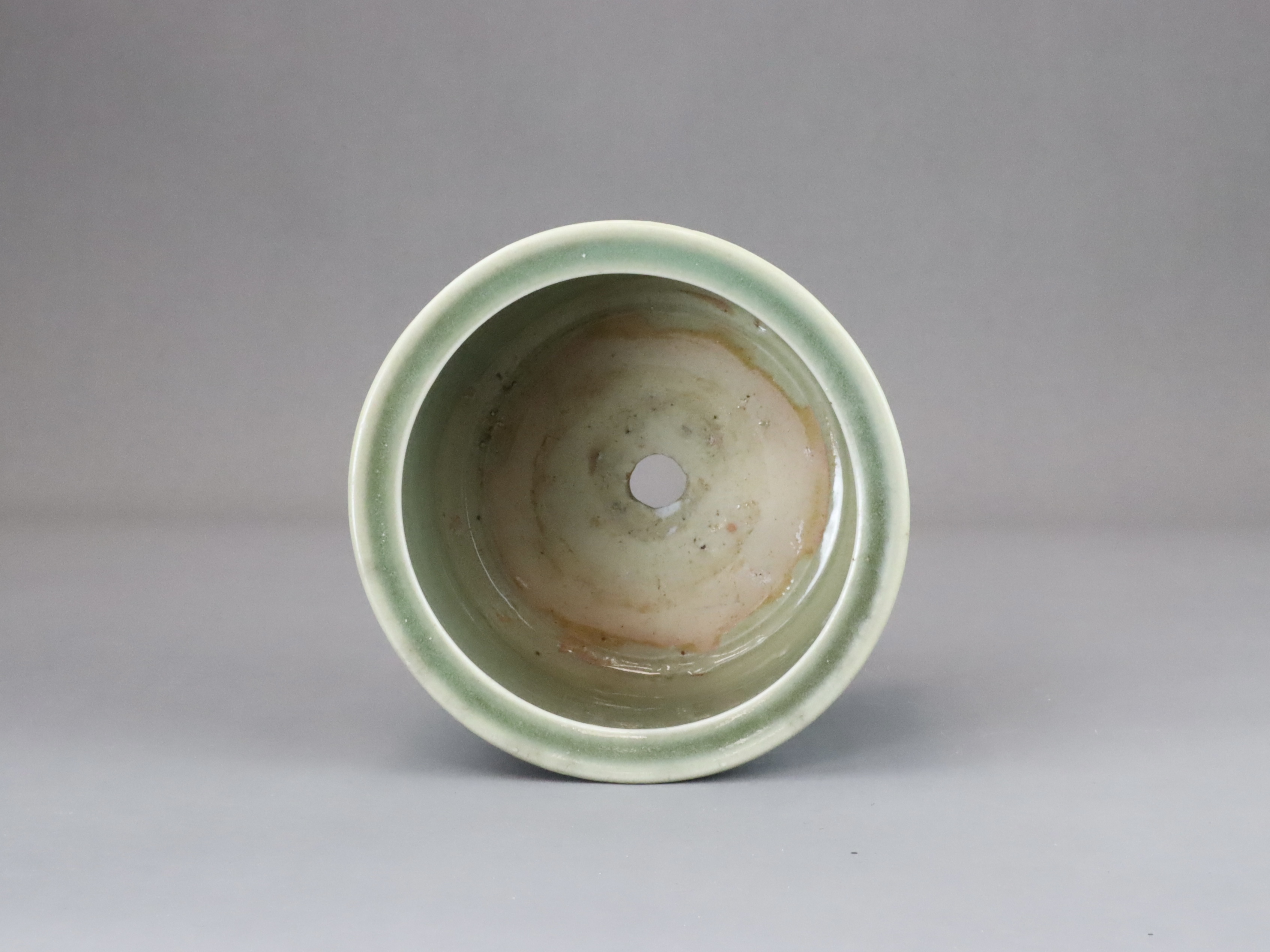 A Longquan Celadon Peony Tripod Censer, early Ming dynasty,  - Image 13 of 14