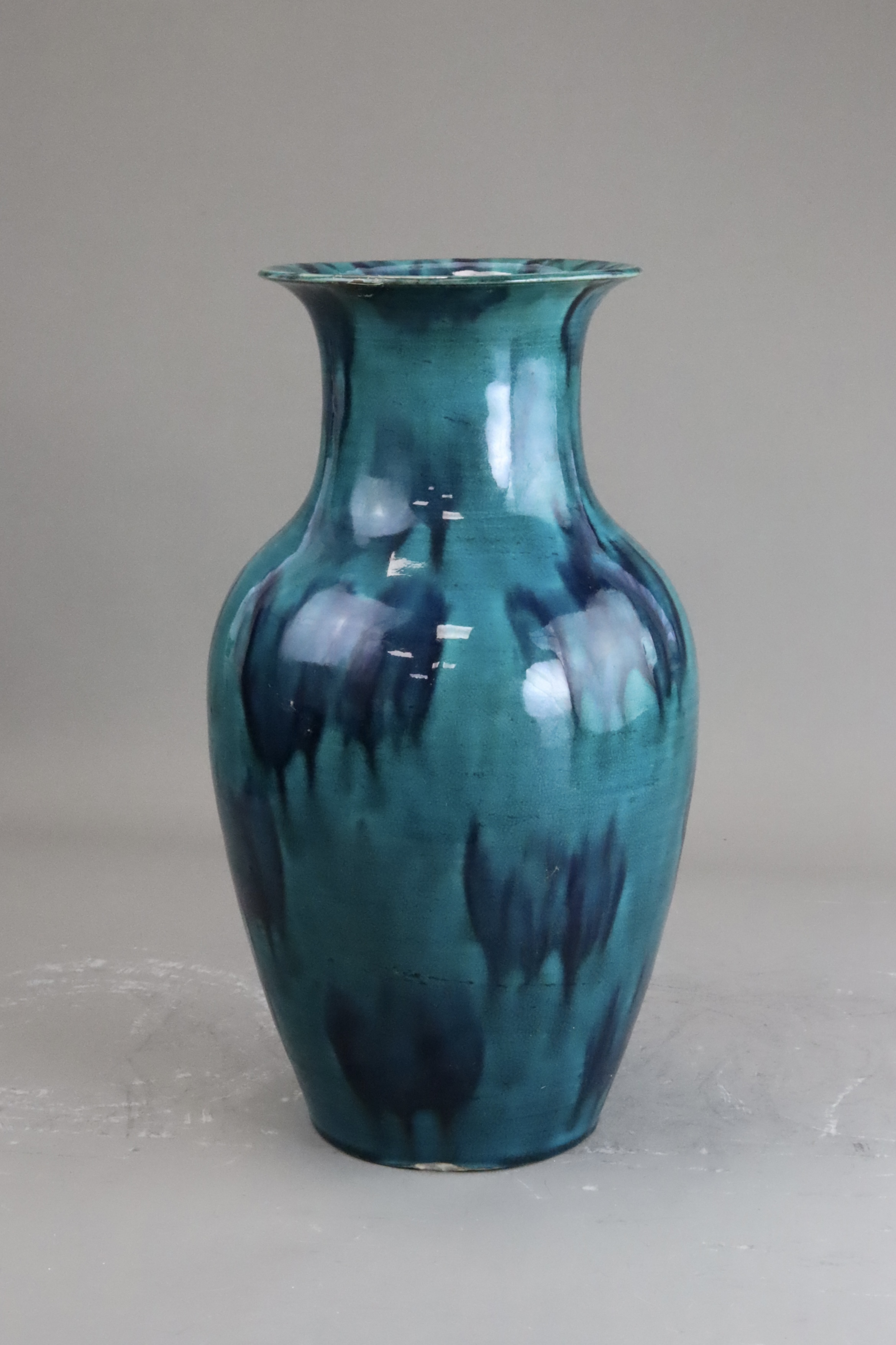 A Turquoise and Blue Glazed Jar, 18th century, - Image 3 of 6