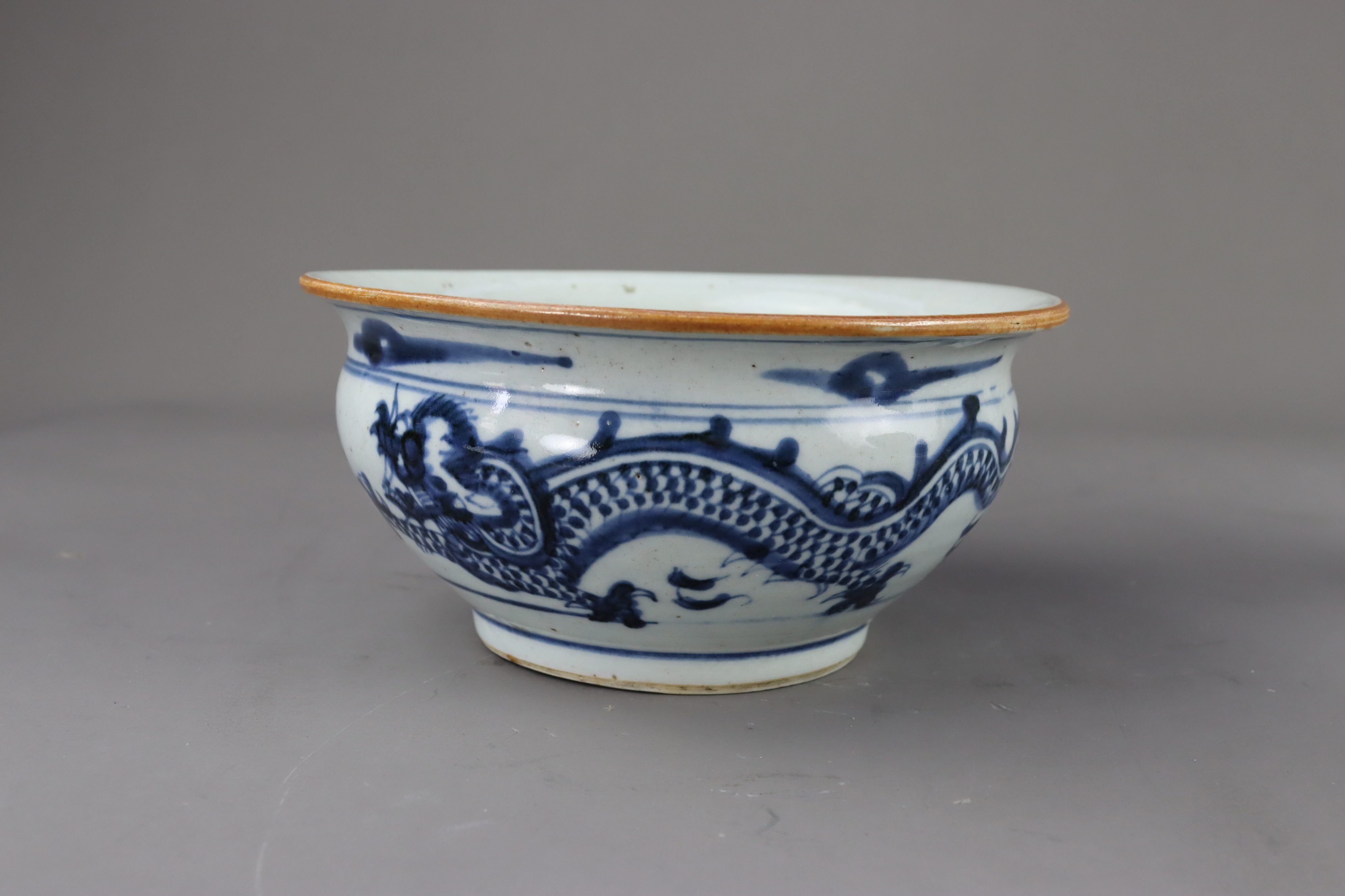 Three Blue and Vessels, Qing dynasty - Image 3 of 13