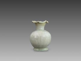 A Qingbai Carved Baluster Vase, Song dynasty