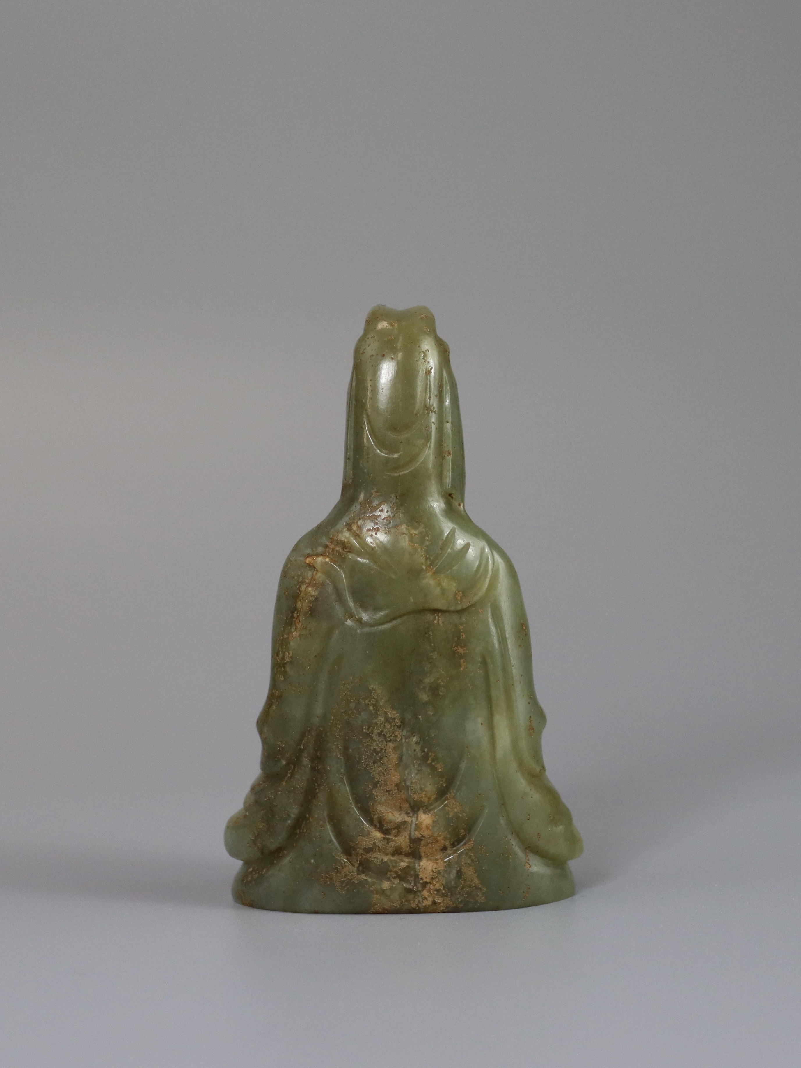 A Jade Guanyin, 17th century, - Image 4 of 7