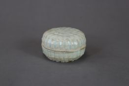 A Modelled Qingbai Floral Box and Cover, Song dynasty