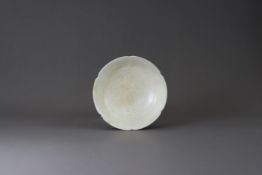 A Qingbai Lobed Washer, Song dynasty