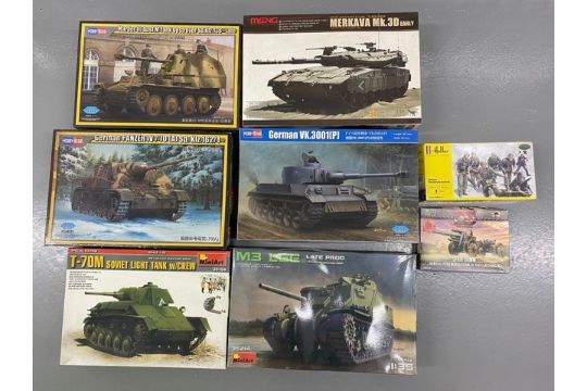 8 Unbuilt Model Kits 1/35 and 1/72 Scale. (4000g) 1. Hobby Boss - German VK.3001(P) - 83891 - 1/35 - Image 1 of 15