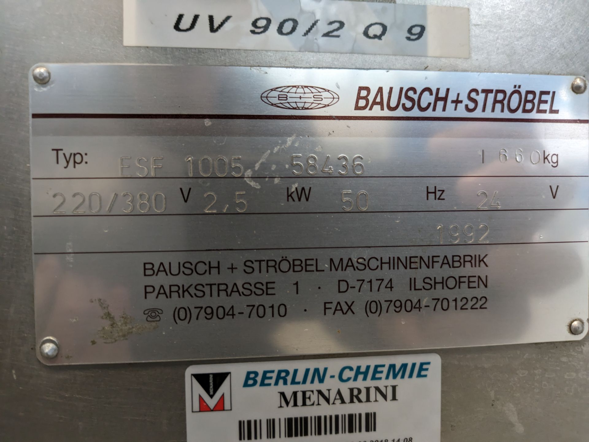 Bausch & Strobel ESF 1005 Labeller - Image 11 of 11
