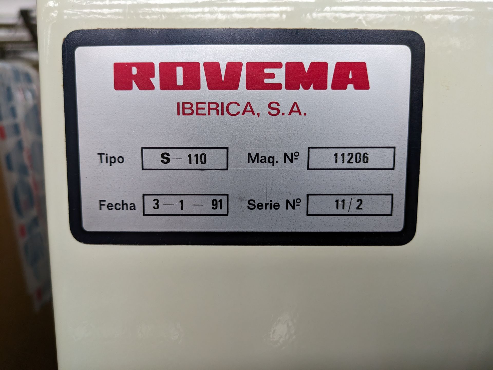 Rovema S-110 11206 Sachet Filler - Image 8 of 8