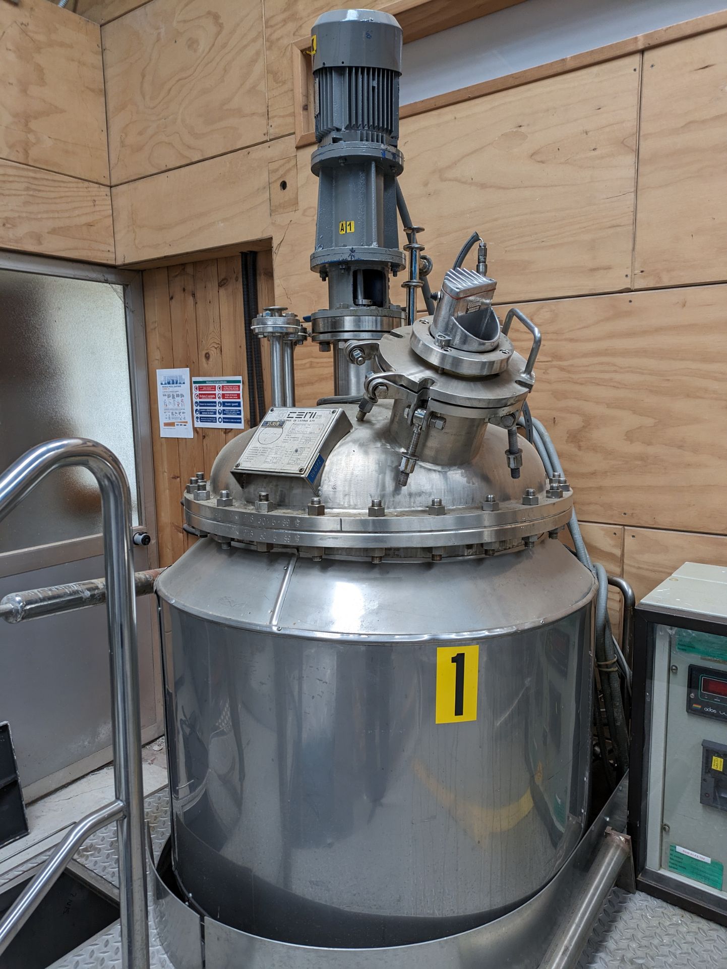 Stainless Steel Jacketed Mixing System - Cemi 190 Litres & Cemi 370 Litres - Image 7 of 11