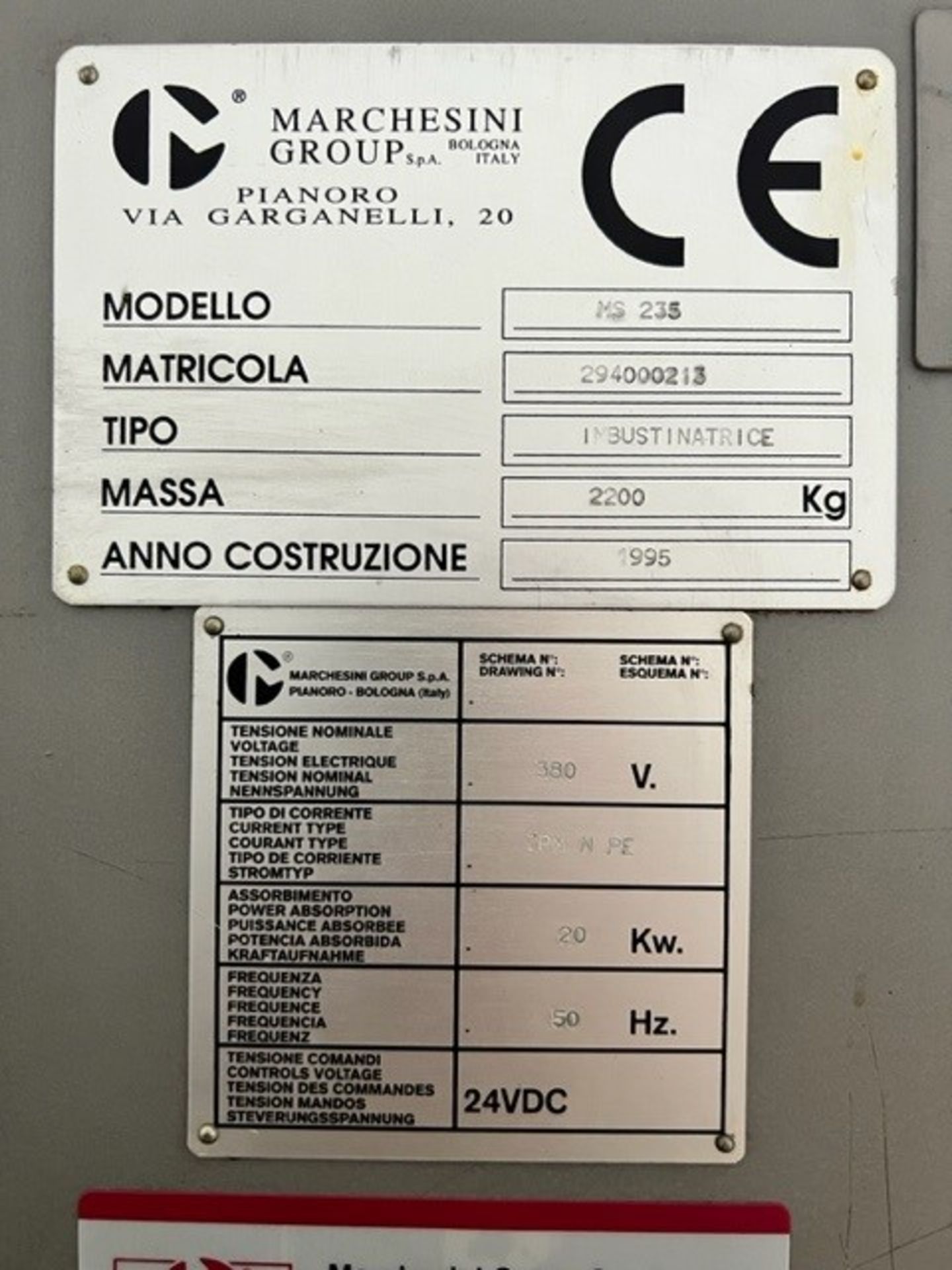 Marchesini Sachet Filler MS235, AS237, control panels, parts - Image 8 of 40