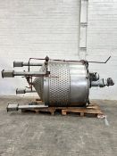 2000 Litre Jacketed Stainless Steel 2-Way Mixing Vessel