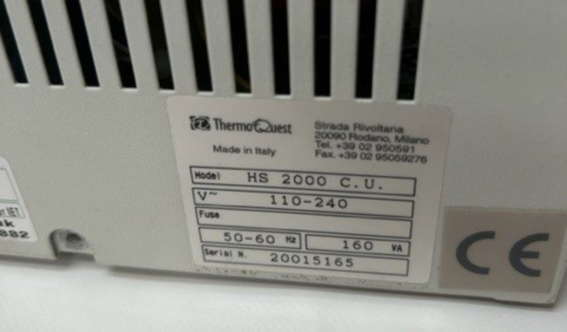 Thermo HS 2000 CU Headspace Control Unit - Image 8 of 8